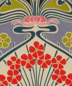 Liberty Fabrics Ianthe Bloom Multi Cotton Velvet, Dark Pewter