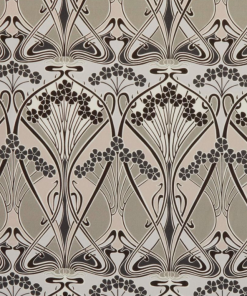 Liberty Fabrics New Ianthe Bloom Stencil Chiltern Linen, Pewter