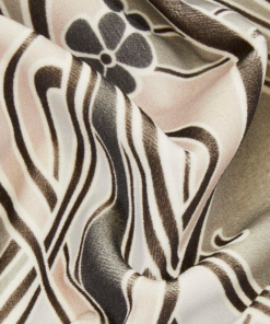 Liberty Fabrics Ianthe Bloom Multi Cotton Velvet, Dark Pewter