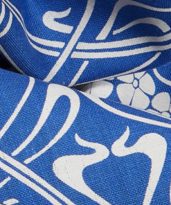 Liberty Fabrics Ianthe Bloom Stencil Chiltern Linen, Lacquer New