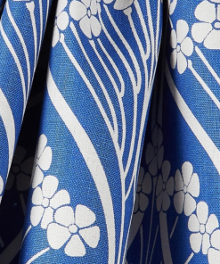 Liberty Fabrics New Ianthe Bloom Stencil Chiltern Linen, Lapis 21 Liberty Fabrics New Ianthe Bloom Stencil Chiltern Linen, Lapis