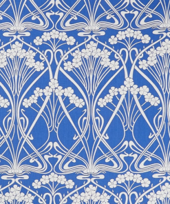 Liberty Fabrics Ianthe Bloom Stencil Chiltern Linen, Lacquer New