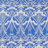 Liberty Fabrics New Ianthe Bloom Stencil Chiltern Linen, Lapis