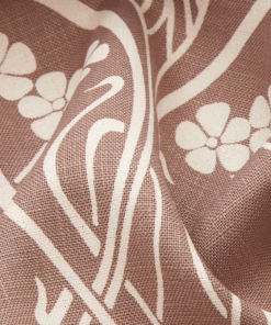 Liberty Fabrics Ianthe Bloom Stencil Chiltern Linen, Lacquer New
