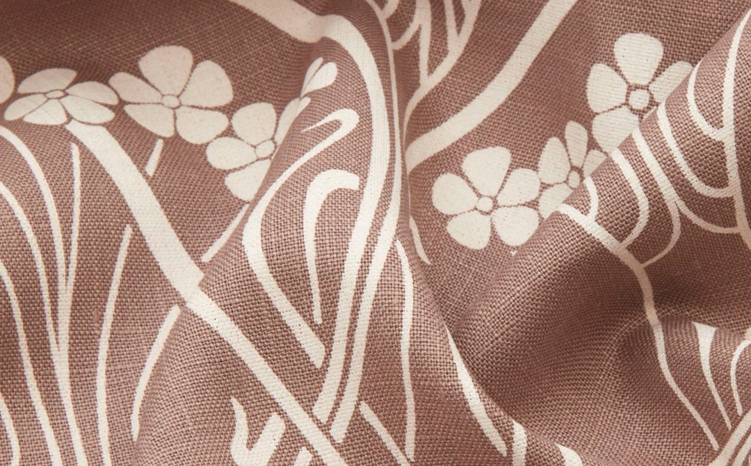 Liberty Fabrics New Ianthe Bloom Stencil Chiltern Linen, Lapis 11 Liberty Fabrics New Ianthe Bloom Stencil Chiltern Linen, Lapis