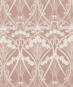 Liberty Fabrics New Ianthe Bloom Stencil Chiltern Linen, Pewter