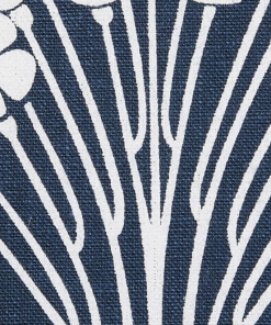 Liberty Fabrics New Ianthe Bloom Stencil Chiltern Linen, Lapis 27 Liberty Fabrics New Ianthe Bloom Stencil Chiltern Linen, Lapis