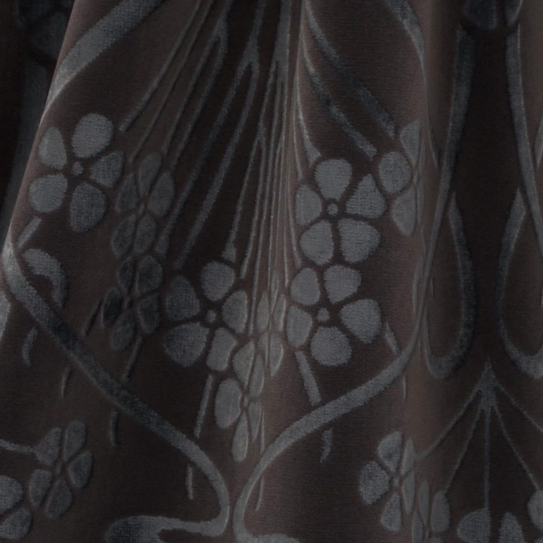 Liberty Fabrics Ianthe Velvet, Pewter 4 Liberty Fabrics Ianthe Velvet, Pewter