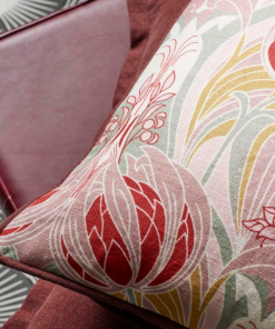 Liberty Fabrics Katherine Nouveau Emberton Linen, Jade New 26 Liberty Fabrics Katherine Nouveau Emberton Linen, Jade New