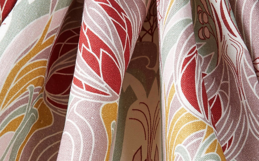 Liberty Fabrics Katherine Nouveau Emberton Linen, Lichen New 17 Liberty Fabrics Katherine Nouveau Emberton Linen, Lichen New