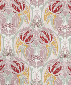 Liberty Fabrics Katherine Nouveau Emberton Linen, Lacquer New