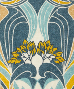Liberty Fabrics Katherine Nouveau Emberton Linen, Jade New 30 Liberty Fabrics Katherine Nouveau Emberton Linen, Jade New