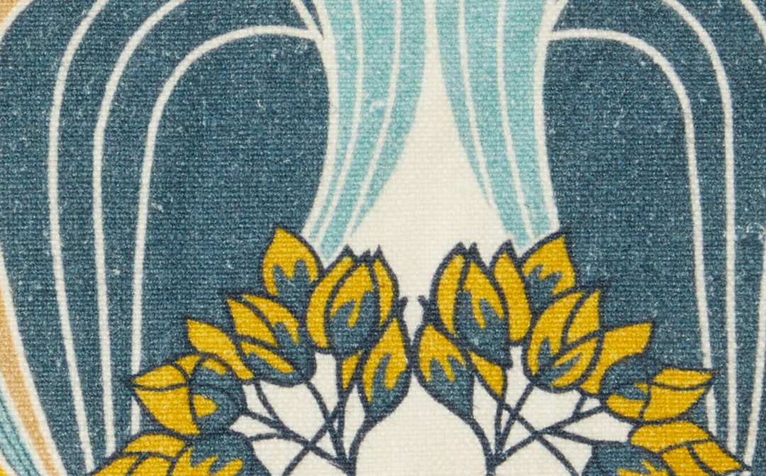 Liberty Fabrics Katherine Nouveau Emberton Linen, Lichen New 6 Liberty Fabrics Katherine Nouveau Emberton Linen, Lichen New