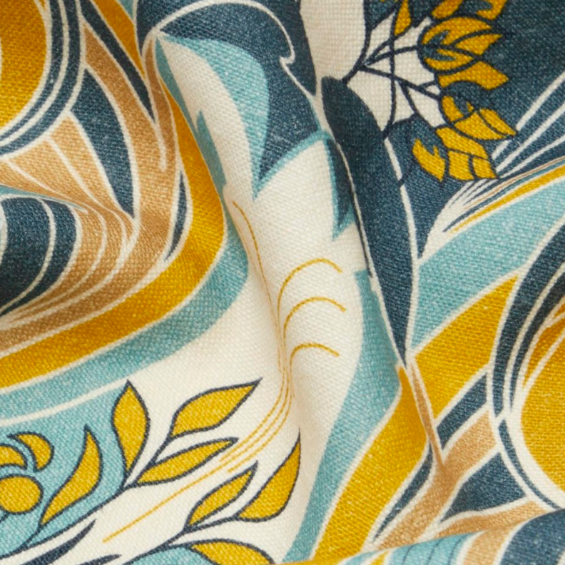 Liberty Fabrics Katherine Nouveau Emberton Linen, Lichen New 4 Liberty Fabrics Katherine Nouveau Emberton Linen, Lichen New