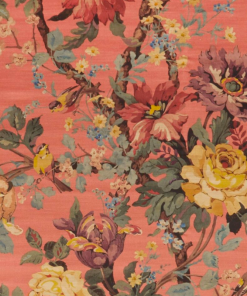 Liberty Fabrics Lady Kristina Rose Vintage Velvet, Lapis New