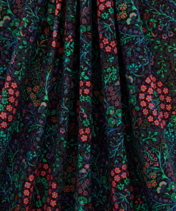 Liberty Fabrics New Marquess Garden Cotton Velvet, Lacquer