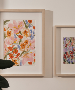 Candice Gray Brushstroke Floral Print New 8 Candice Gray Brushstroke Floral Print New