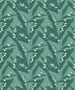 Annika Reed Studio Lily Of The Valley Wallpaper, Valley Green