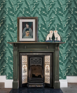 Annika Reed Studio Lily Of The Valley Wallpaper, Valley Green