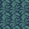 Annika Reed Studio Rubber Plant Wallpaper, Leaves At Midnight 2 Annika Reed Studio Rubber Plant Wallpaper, Leaves At Midnight