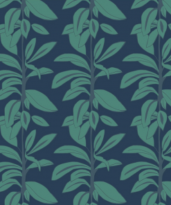 Annika Reed Studio Rubber Plant Wallpaper, Rubber Blue 13 Annika Reed Studio Rubber Plant Wallpaper, Rubber Blue