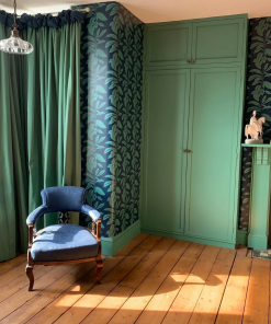 Annika Reed Studio Rubber Plant Wallpaper, Rubber Blue 14 Annika Reed Studio Rubber Plant Wallpaper, Rubber Blue