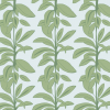 Annika Reed Studio Rubber Plant Wallpaper, Rubber Blue