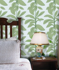 Annika Reed Studio Rubber Plant Wallpaper, Leaves At Midnight 16 Annika Reed Studio Rubber Plant Wallpaper, Leaves At Midnight