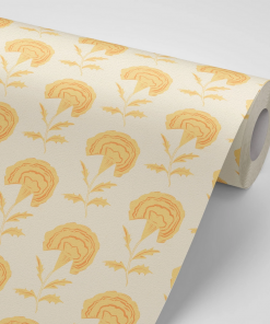 Annika Reed Studio Marigold Wallpaper, Indian Sunrise