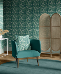 Annika Reed Studio Calla Lily Wallpaper, Blooming Green