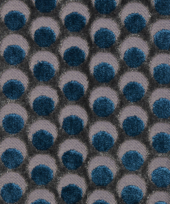 Liberty Fabrics Ottoman Spot Cut Velvet Fabric In Jade Rose & Thorn