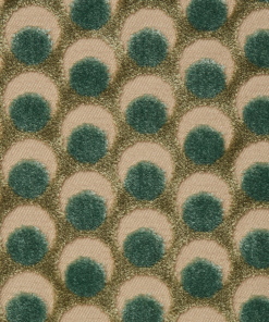 Liberty Fabrics Ottoman Spot Cut Velvet Fabric In Lichen