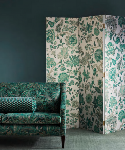 Liberty Fabrics Ottoman Spot Cut Velvet Fabric In Ointment Rose & Thorn