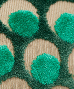 Liberty Fabrics Ottoman Spot Cut Velvet Fabric In Pewter