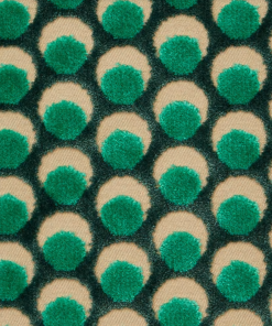 Liberty Fabrics Ottoman Spot Cut Velvet Fabric In Ointment Rose & Thorn