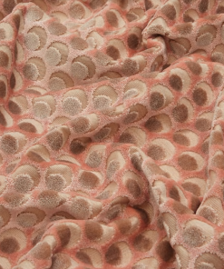 Liberty Fabrics Ottoman Spot Cut Velvet Fabric In Ointment Rose & Thorn