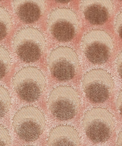 Liberty Fabrics Ottoman Spot Cut Velvet Fabric In Pewter