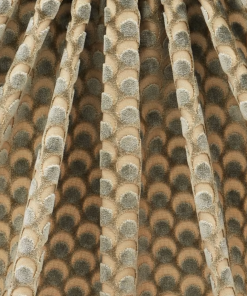 Liberty Fabrics Ottoman Spot Cut Velvet Fabric In Pewter