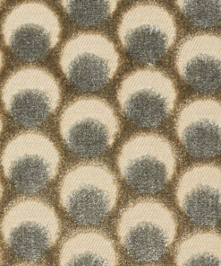 Liberty Fabrics Ottoman Spot Cut Velvet Fabric In Pewter