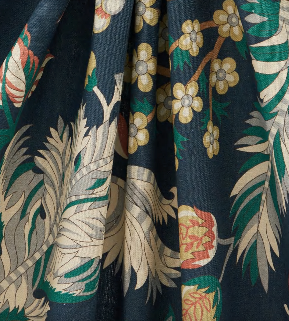 Liberty Fabrics Palampore Trail Landsdowne Linen In Jade Ointment 21 Liberty Fabrics Palampore Trail Landsdowne Linen In Jade Ointment