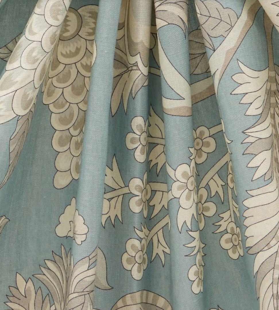 Liberty Fabrics Palampore Trail Landsdowne Linen In Jade Ointment 27 Liberty Fabrics Palampore Trail Landsdowne Linen In Jade Ointment