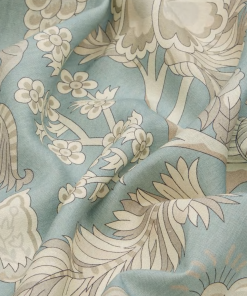 Liberty Fabrics Palampore Trail Landsdowne Linen In Jade Ointment 61 Liberty Fabrics Palampore Trail Landsdowne Linen In Jade Ointment