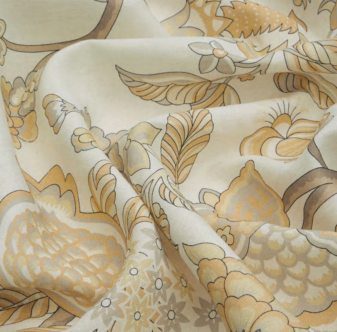 Liberty Fabrics Palampore Trail Landsdowne Linen In Jade Ointment 35 Liberty Fabrics Palampore Trail Landsdowne Linen In Jade Ointment