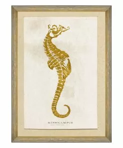 Mind The Gap Sea Life Hippocampus Wall Art Blue Skies Ahead