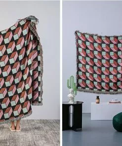Memphis To Miami Stray Studio Blankets And Throws - Echo
