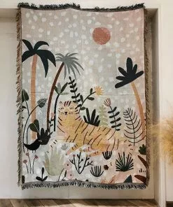 Rose & Thorn Stray Studio Blankets And Throws - Willow