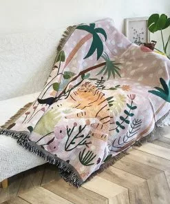 Rose & Thorn Stray Studio Blankets And Throws - Willow