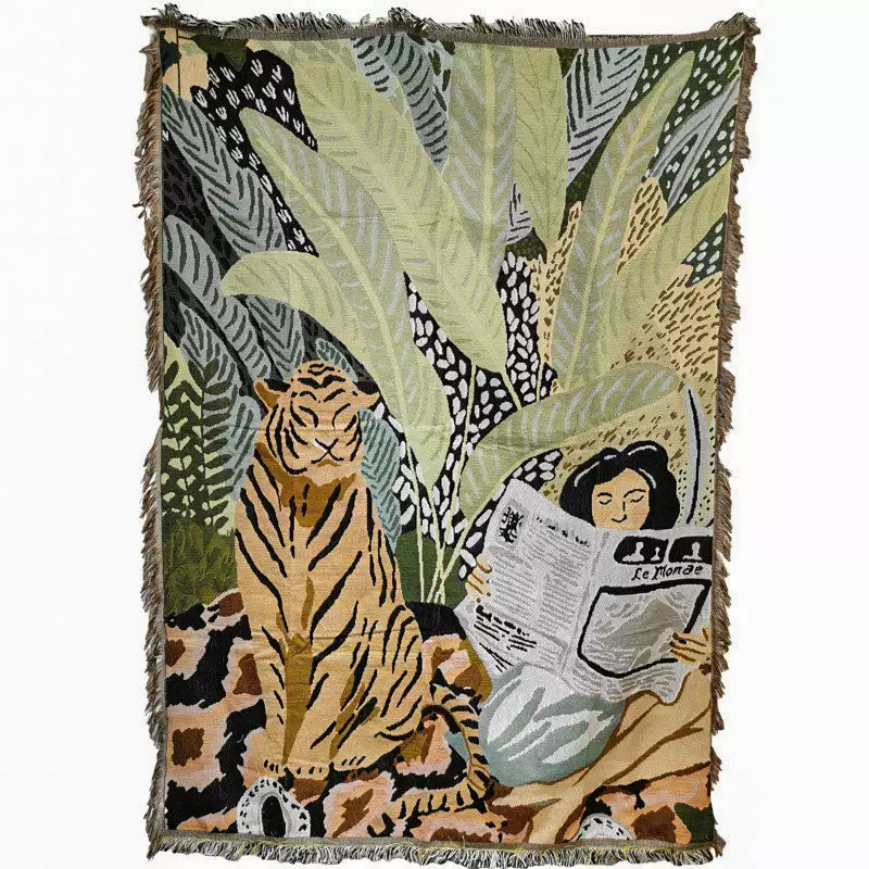 Stray Studio Blankets And Throws - Kiko Havana Tropicana 3 Stray Studio Blankets And Throws - Kiko Havana Tropicana