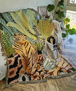 Stray Studio Blankets And Throws - Kiko Havana Tropicana