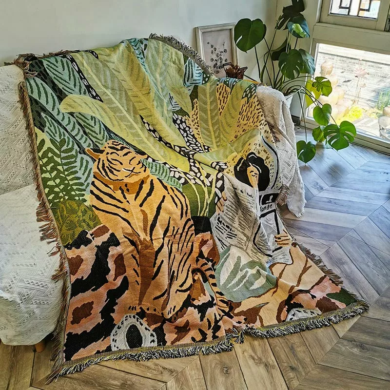 Stray Studio Blankets And Throws - Kiko Havana Tropicana 4 Stray Studio Blankets And Throws - Kiko Havana Tropicana